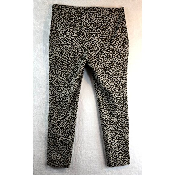 Leopard Print Ankle Pant Skinny Stretch Sz 12 A New Day Cheata High Rise Sexy - Picture 6 of 14